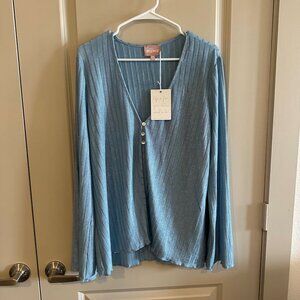 Show Me Your Mumu - Thrill Top ~ Blue Shiny Rib